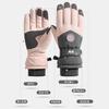 Ski Gloves Waterproof Touch Screen Plus Velvet Thickened Outdoor Riding Electric Vehicle Windproof and Cold Warm Gloves