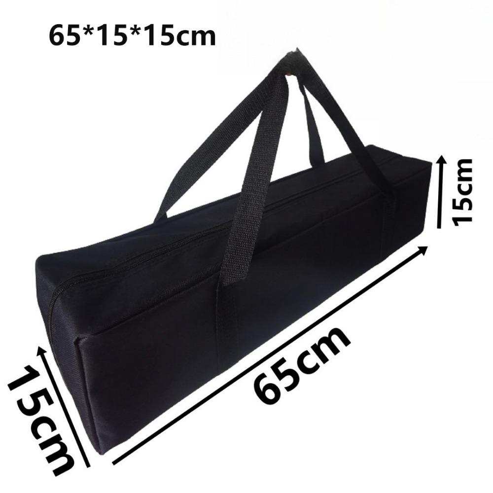 Borsa Portaoggetti Nera Grande Borsa per Palo Tenda in Tela Nuova Borsa Portaoggetti in Tessuto Oxford Forniture da Esterno