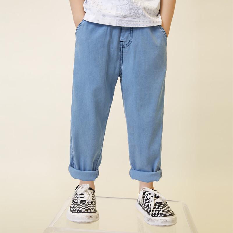 Jeans de Verano Ligeros de Mezclilla Tencel para Niños