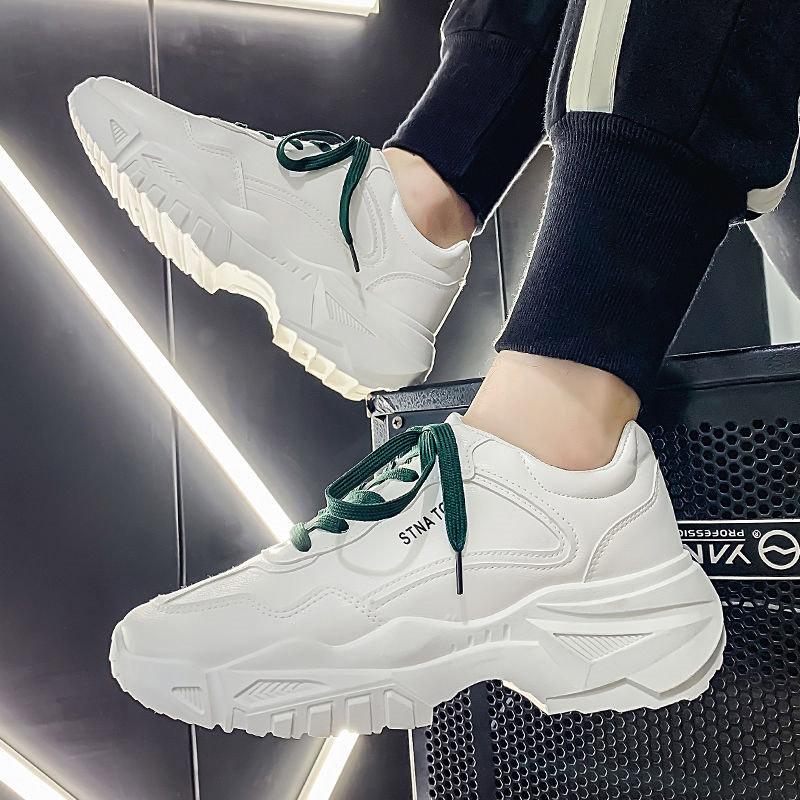 Men's Sports Shoes Warm Casual Shoes PU Waterproof Sports Running Shoes