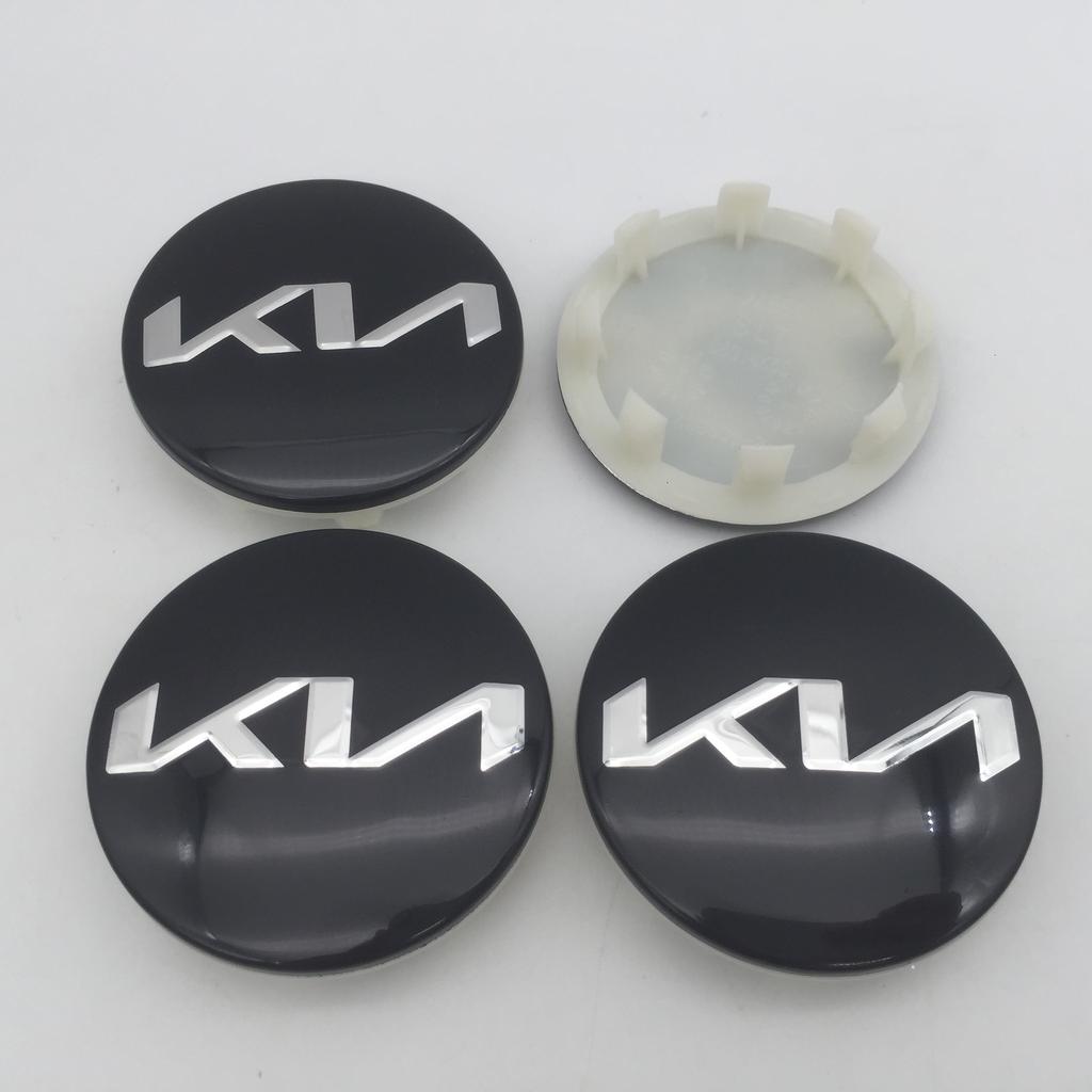 4pcs 3D 58mm For Car emblem Wheel hub Center Cap Badge covers sticker Decals Styling accessories