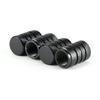 4pcs Knurling Style Tire Valve Caps Aluminum Silver Car Bike Wheel Stem Air Valve Caps Tire Pressure Cap Accessory Valve Stems 1