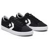 Converse Cons PL Vulc Pro Comfortable and Casual Non-slip and Wear-resistant Lightweight Low-top Board Shoes Unisex Black and White