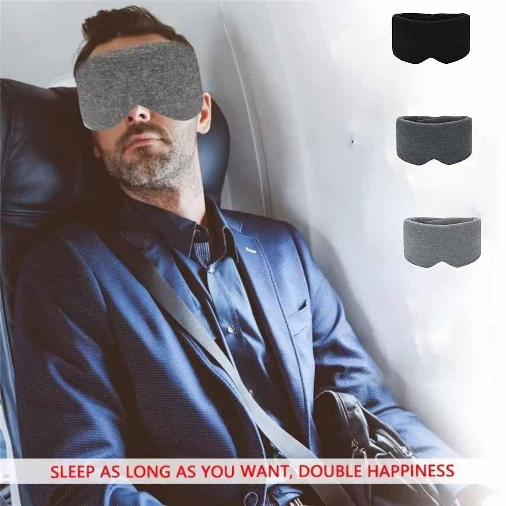 Cotton Material Blindfold Eye Cover Soft Texture Eye Shade Blindfold Eye Patch  Sleep Aid