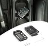 Black Key Fob Cover Case Key Protector Shell Trim for Jeep Wrangler JL JT 2018+