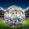 Among Us Print Size 5 Soccer Ball, PU Wear Resistant Football for Match Training and Daily Practice, Birthday Gift for Soccer Fans