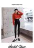 Women's High-Waisted Elastic Skinny Leggings - Plus Size Slimming Pants for Spring and Autumn