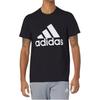 Adidas MUST HAVES T Shirts Men's Black Crew Neck Moderate Straight Fit ED9605