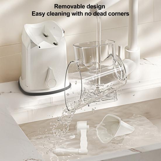 5-i-1 Roterande Osthyvel och Grönsaksskärare med Sugfot Rostfria Blad Handvev Köksnödvändighet Hackare för Effektiv Matlagning