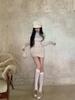Slim Fit Half-High Collar Long Sleeve Dress for Women - Sexy Autumn/Winter Hip-Hugging Style