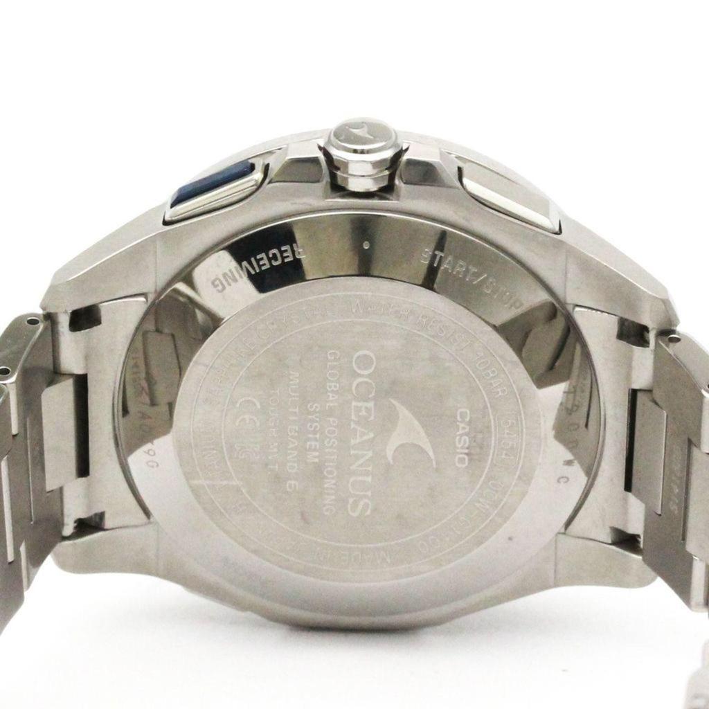 Used CASIO OCEANUS GPS Radio Solar Titanium Men's Watch OCW-G1100T-1AJF