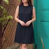 ZANZEA Women Casual Round Neck Solid Color Summer Sleeveless Dress