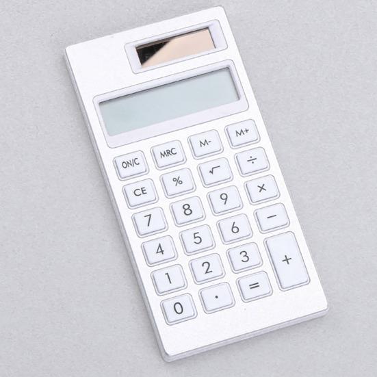 Solar Calculator Easy-to-read 12-Digit Mechanical Calculator with Large LCD Display for Office School Home