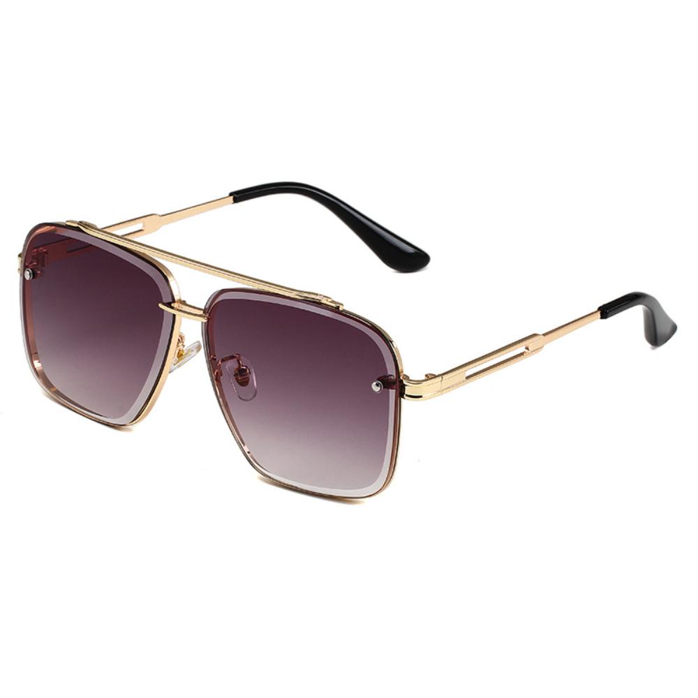 New Fashion Metal Square Sunglasses Men Women Vintage Luxury Brand Design Sun Glasses Female Shades Eyewear UV400 Oculos De Sol