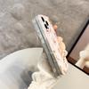 For iPhone 16 Pro Max Magnetic Case Hollow Leopard Print Design TPU PC Phone Back Cover