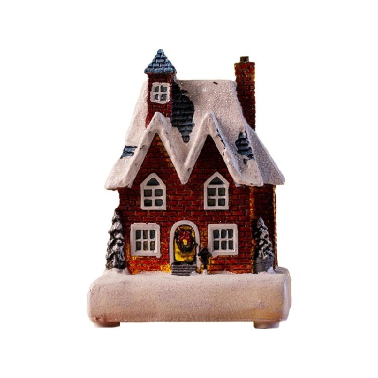 Christmas Light Up Ornament for Village Scene Decoration Christmas Gifts