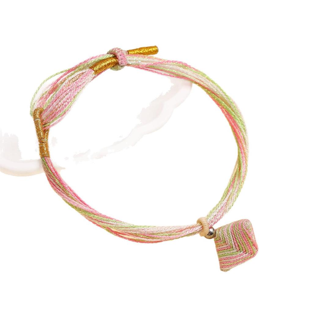 Thousand Strands Zongzi Bracelet: Handmade Gradient Rope for Adults & Kids - Dragon Boat Festival Gift