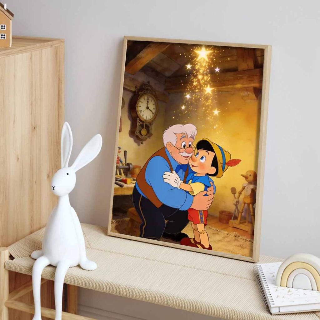 Disney Pinocchio and Geppetto diamond painting mosaic art kit 5D handmade diy gift home decoration