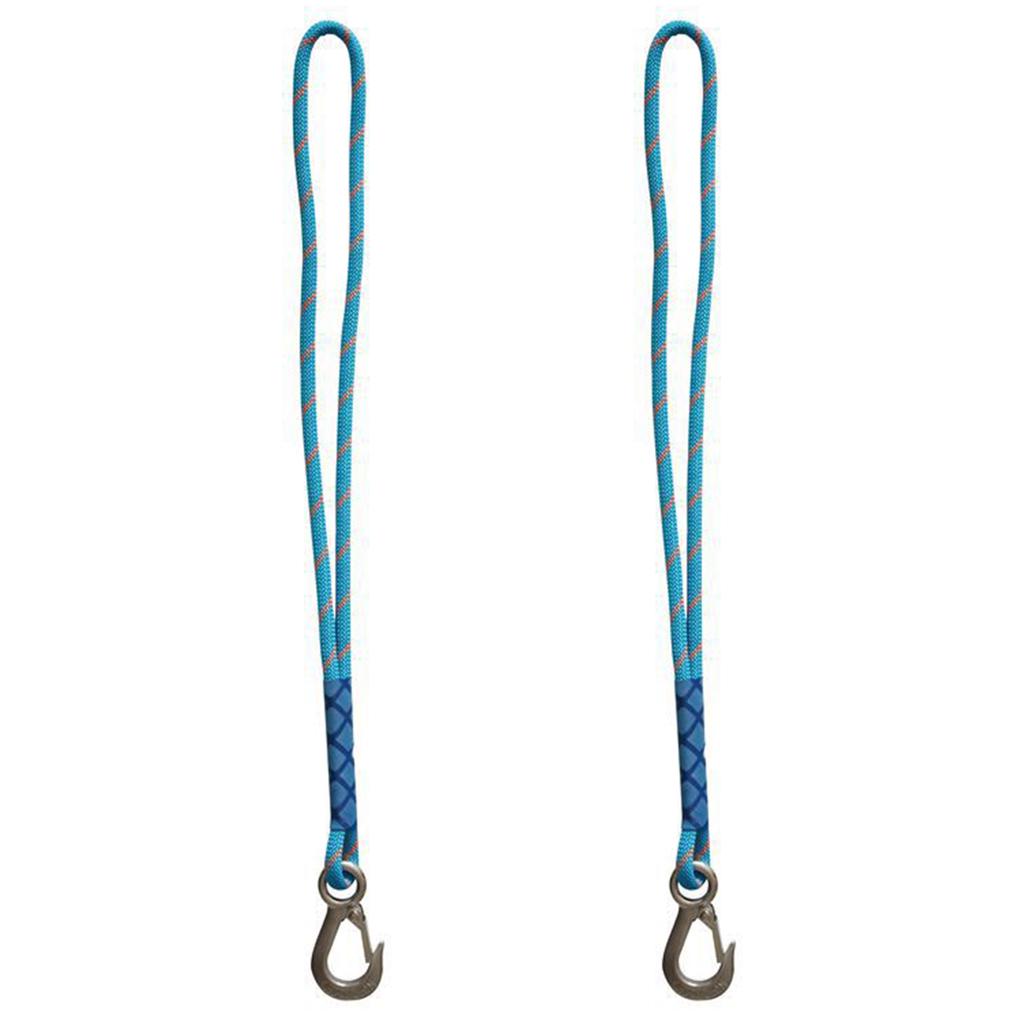 Heavy Duty Nylon Sling with Metal Hook - Wear-resistant - Suitable for Outdoor Hammocks, Tree Swings, and Patio Chairs