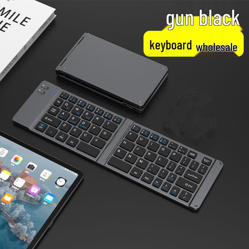 Portable Foldable Bluetooth Keyboard & Mouse Combo with Touchpad for Mobile Devices