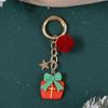 New Christmas Tree Santa Claus Keychains Bag Charm For Women Exquisite Bag Pendant Car Key Ring Jewelry Christmas Gift