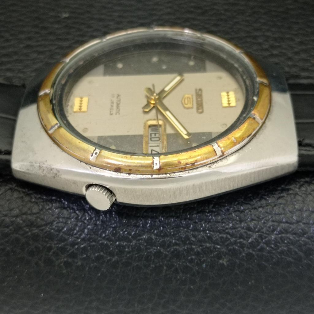 USED VINTAGE SEIKO 5 AUTOMATIC 7009A JAPAN MENS ORIGINAL DIAL WATCH a435034-2 R122-a435034