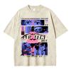 Anime Perfect Blue Mima Kirigoe Vintage Washed Tshirts Unisex Unisex Clothing Fashion Harajuku Oversized Short Sleeve T Shirts Tops