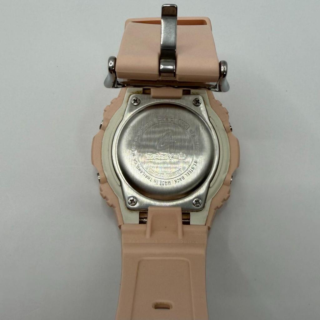 Used CASIO Baby-G BLX-570 G-LIDE Pink Beige Ladies Digital Watch with Tide Graph, Shock Resist, 20 BAR Water Resistance, Used