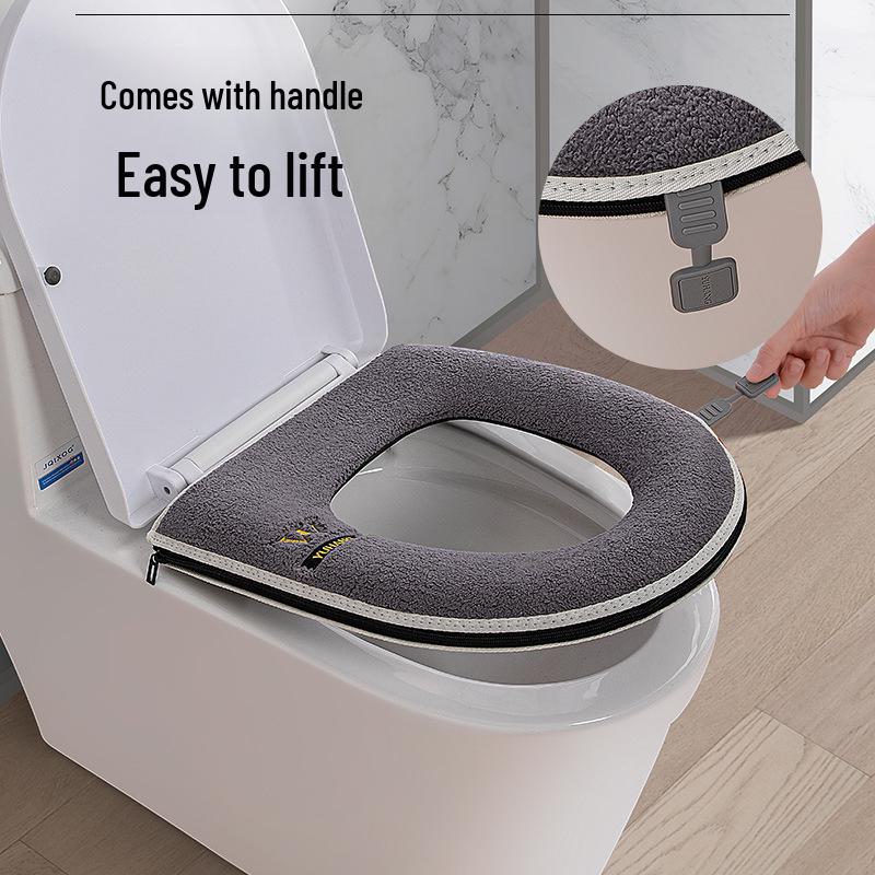 Cartoon Waterproof Toilet Seat Cover with Thick, Durable Design