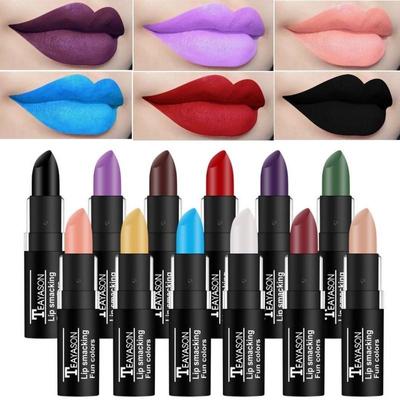 Waterproof  Velvet Matte Long Lasting Highly Pigmented Nude Lipstick Luxury Party Lips Makeup Cosmetics