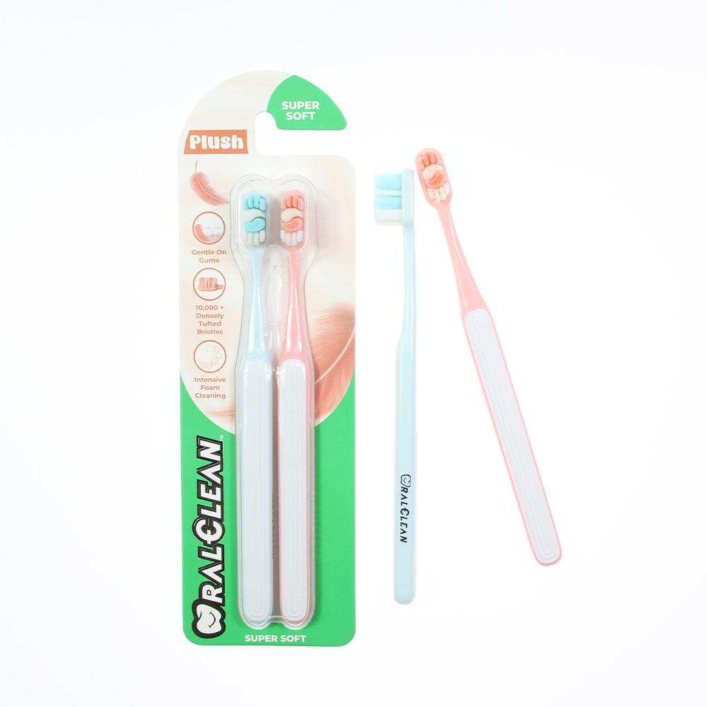 Ready to Ship Small Quantity Factory Produce Toothbrush High Quality 10000 Filaments for Sensitive Teeth Premium Tooth Brush розовый