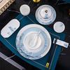 Jingdezhen Hand-Painted Bone China 8-Inch Flat Plate