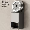 Wall-Mounted Countertop Knife Holder with Drip Tray Space-Saving Carbon Steel Plastic Rack for Kitchen Knives No-Drill Installation Anti-Slip