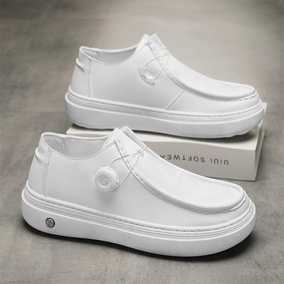 Scarpe Autunnali Business Casual Uomo Scarpe Piattaforma in Pelle di Designer Scarpe Classiche Slip-on da Passeggio Mocassini Uomo Scarpe Comode da Guida