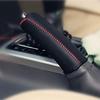 Wellvie Land Cruiser Prado 150 Series Shift Knob Handbrake Cover Accessories Custom Parts x Red & (Black Stitch)