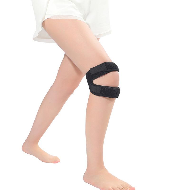 Adjustable Knee Brace Silicone Shock Absorption Sports Knee Support