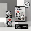 Niedliche Panda-Bausteine, DIY-Lernspielzeug, Weihnachts-/Halloween-/Erntedanktagsgeschenk