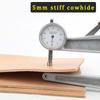 5mm thick stiff top layer buffalo vegetable tanned cowhide leather swing knife handmade DIY scabbard saddle table cushion