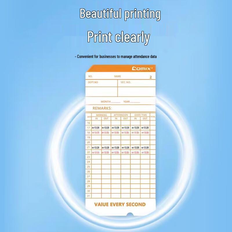 Comix Time Clock Cards CN plug (adapter included)