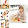 Educational Gear Coin Box Wooden Puzzle Toy For Preschool Learning