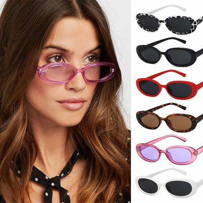 1 Pezzo Unisex Design alla Moda Occhiali da Sole Retro alla Moda Vintage Montatura Piccola Ovale Occhiali da Sole Lenti Polarizzate Occhiali da Sole UV400