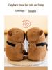 Capybara Plush Toy Car Tissue Box Cover: Cute Storage Ornament Holder