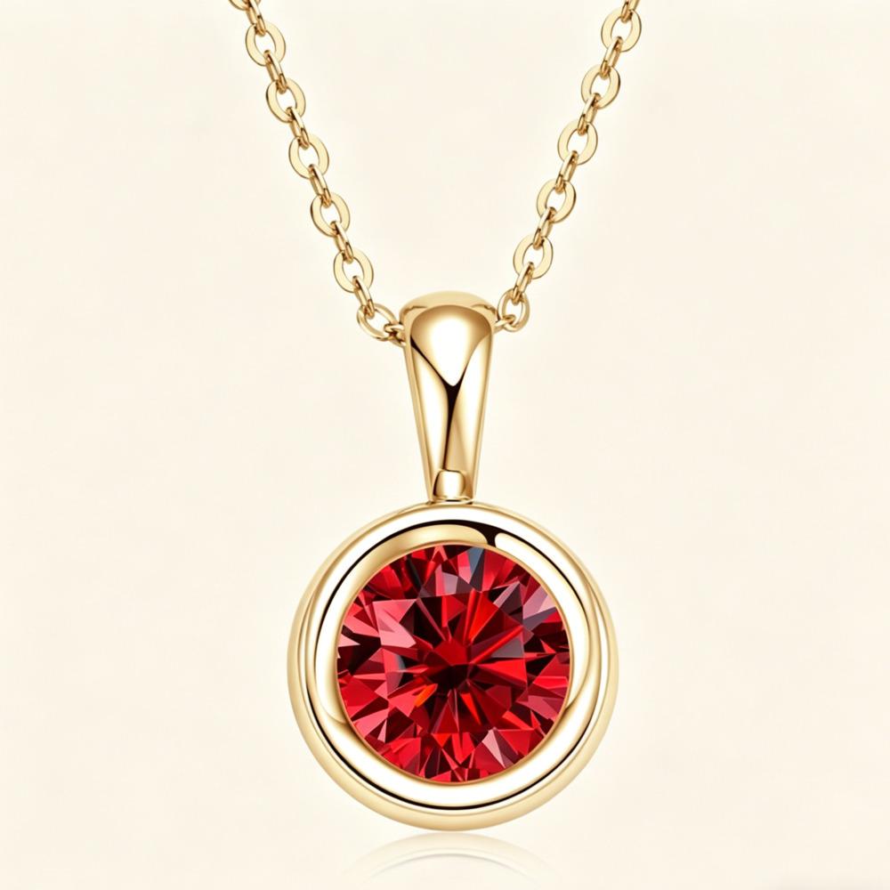 8mm S925 Sterling Silver Clavicle Chain Minimalist Luxury Moissanite Necklace Unique Stylish Moissanite Pendant D VVS1 Fine Jewelry For Women