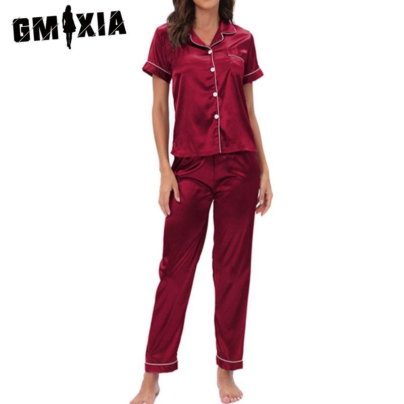 

GMXIA Women s Loungewear Two-piece Loungewear Pyjama Set XL шампанського