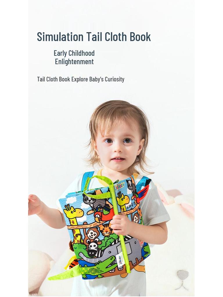 Jollybaby Educational Gift Set: Newborn to 1-Year Cloth Books & Toys