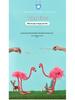Flamingo Creative Novel Handmade Wooden String Puppet Toy