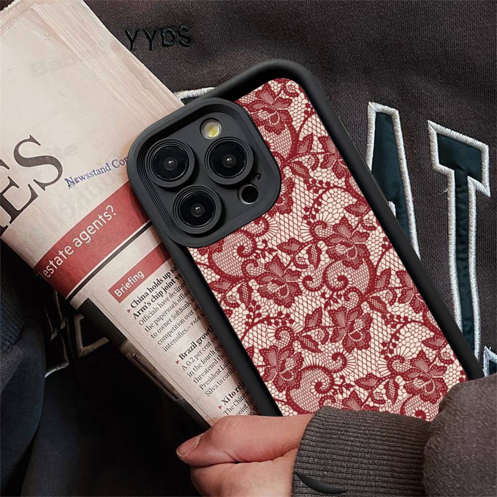 

Стиль мережива Крута дівчина Для IPhone 17 16 15 14 13 12 11 Pro Max Plus Чохли для телефону iPhone 17 Air