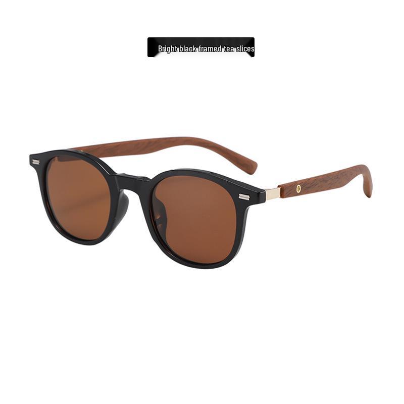 Polarized UV400 Wood Grain Sunglasses for Men & Women - High-End Driving Protection