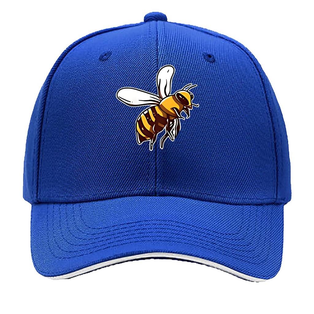 Cartoon Bee Vinyl Sticker For Laptop Car Hip Hop Hat Fashion Outdoor Sports Sandwich Baseball Cap