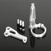 For HONDA MONKEY 125 2018-2024 CNC Front Steering Damper Stabilizer Mounting Bracket Grip